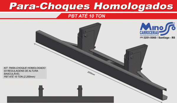 Para-choque Homologado e Prolongamento de Para-choque